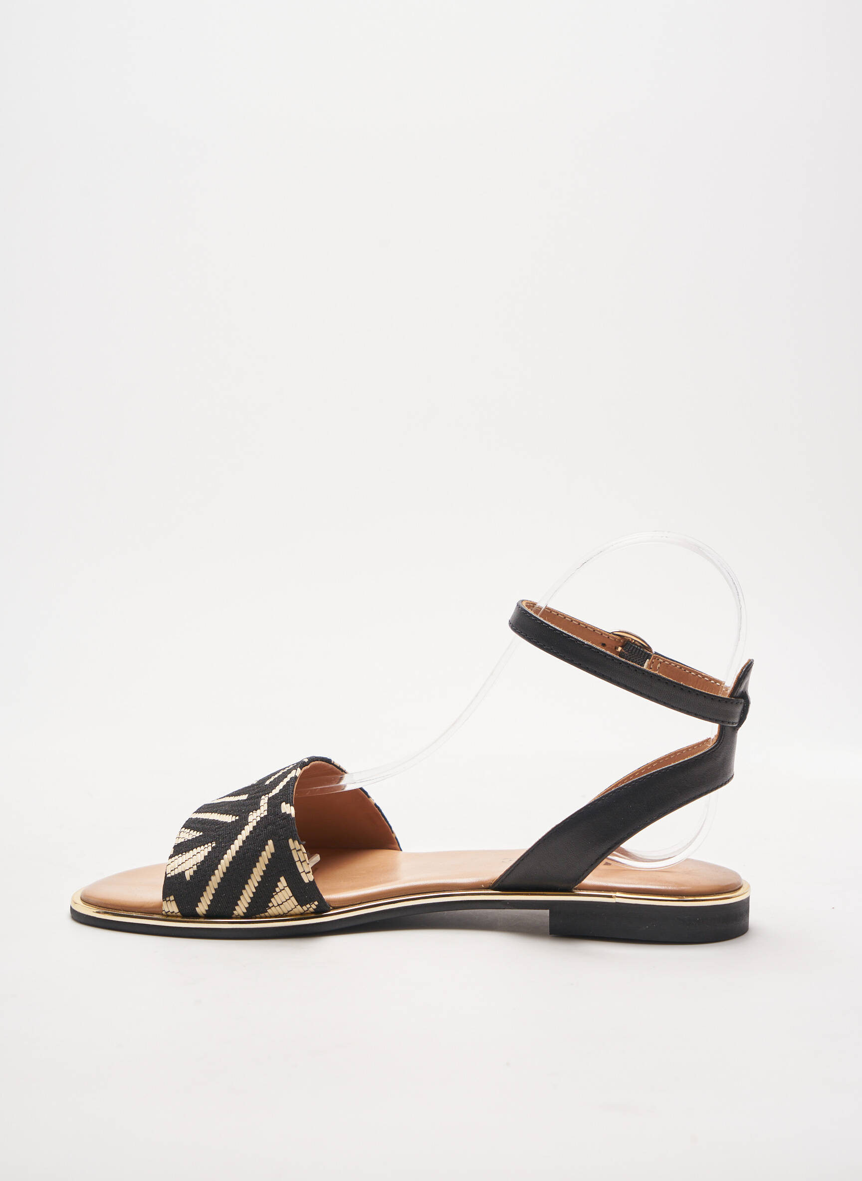 Adige Sandales Nu Pieds Femme couleur noir