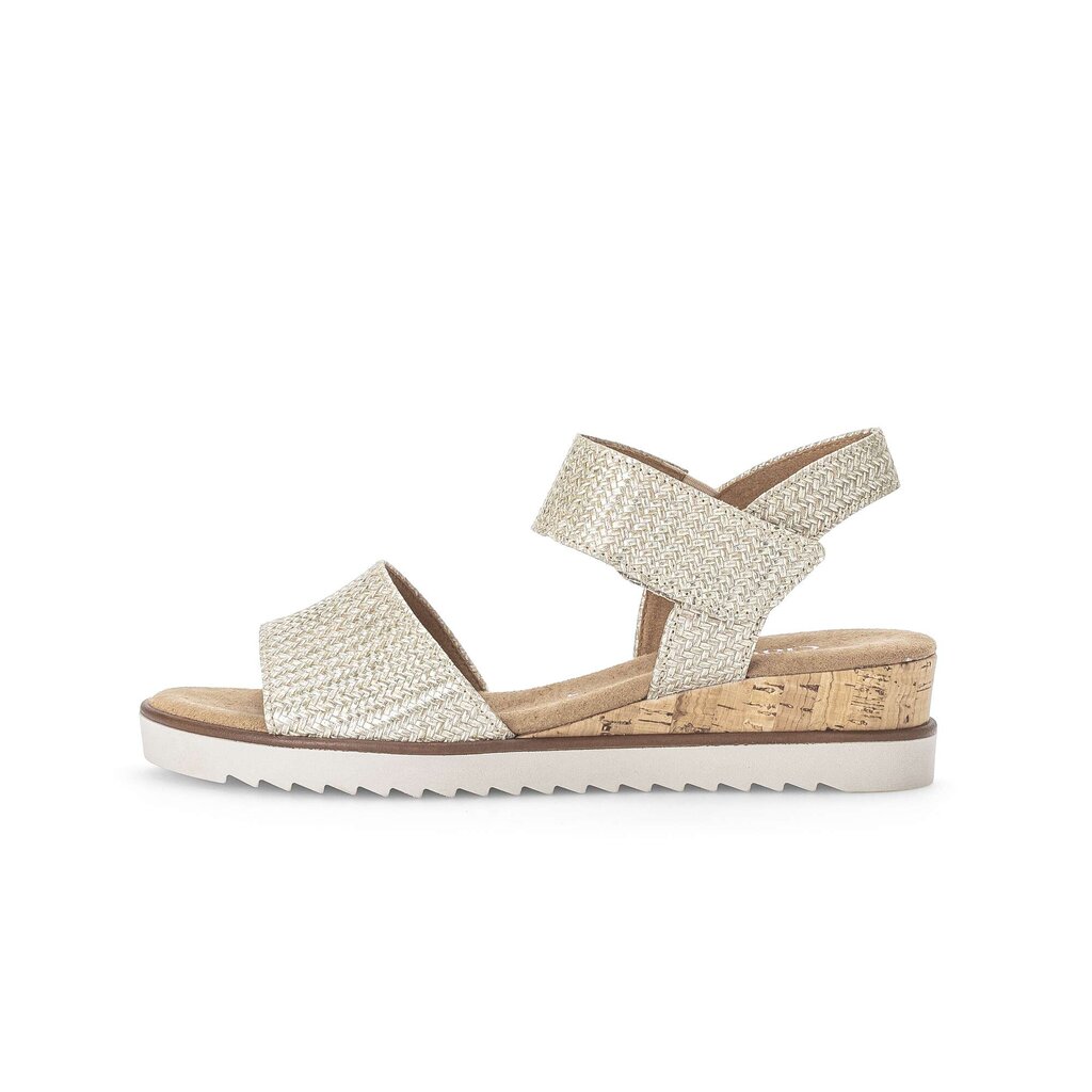 Gabor comfort Keilsandalette beige