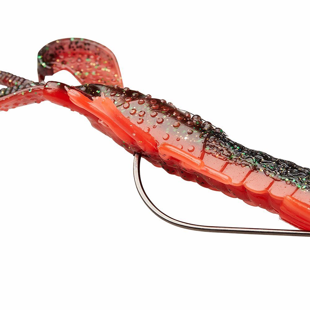 Savage Gear Offset-Haken EWG Offset Super Slide Hook #1 - 5/0 10 St Offset Krautschutz Haken, (Spar_Set, 10-St), Na­no-Spitzen und Mikro-Widerhaken, weiter Bogen