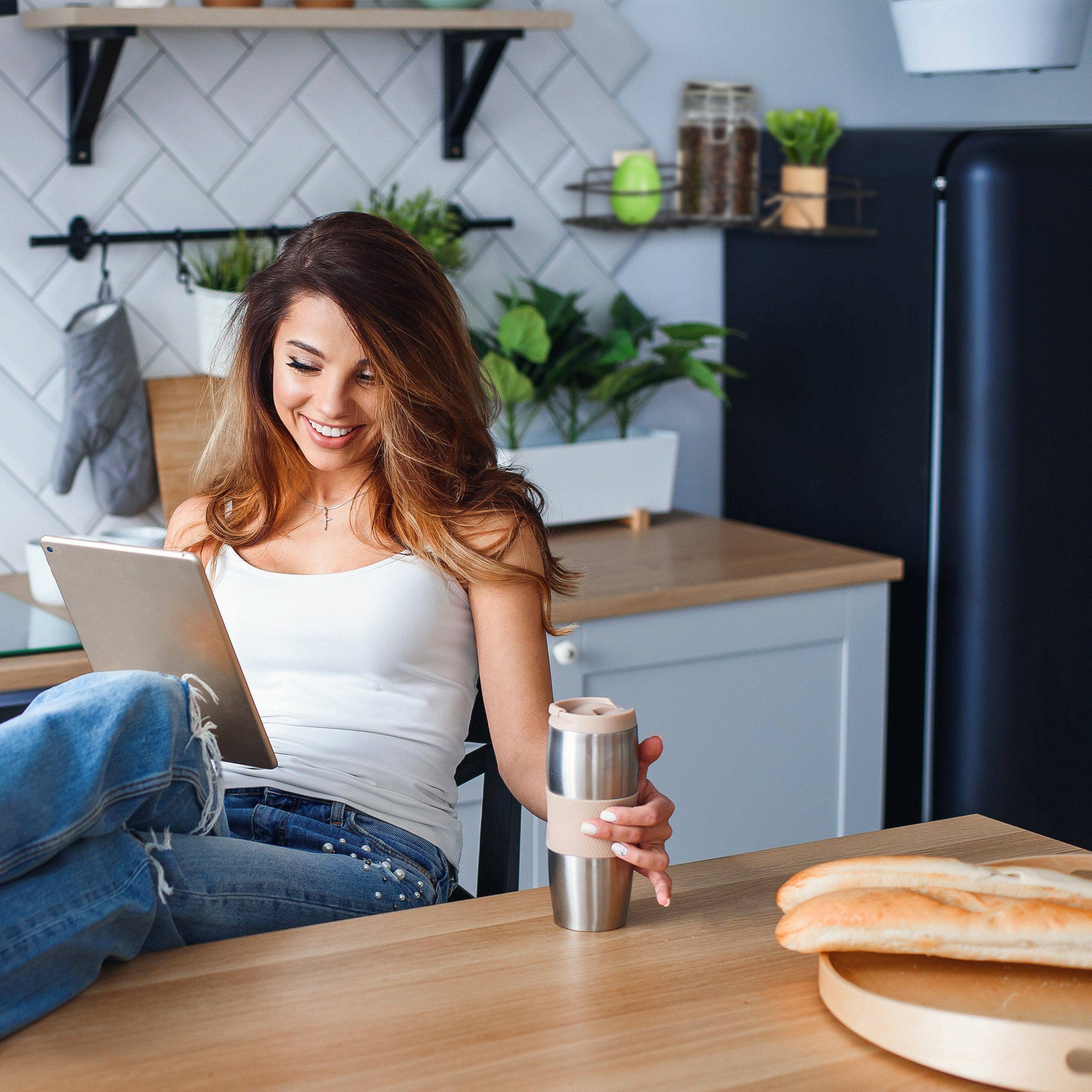 relaxdays Eckregal Eckregal für die Küche, Schwarz