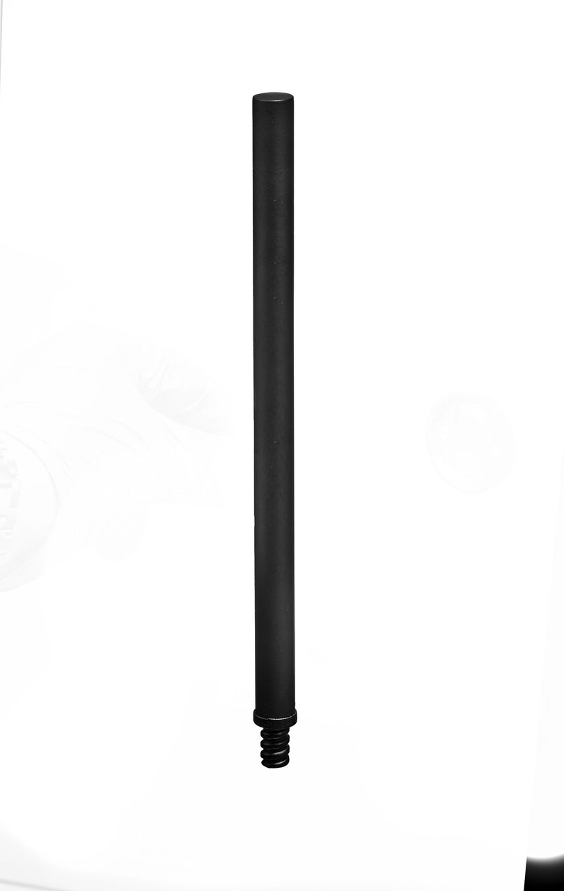 Weles AMARE Luxus WC-Bürste belüftete Edelstahl - Schwarz, 37 x 9 x 9 cm