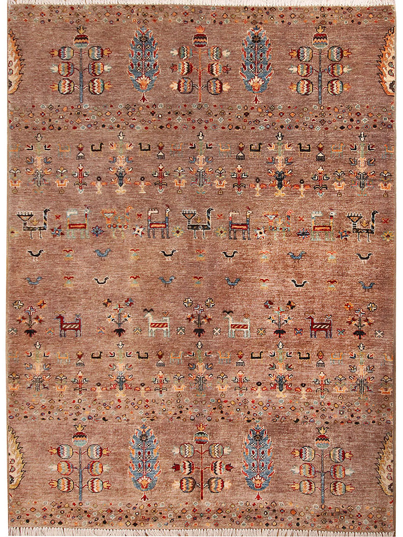 Chobi Schal ca. 154 x 208 cm, Unikat / Einzelstück