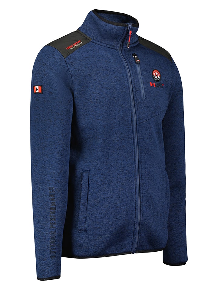 Canadian Peak Fleecejacke in Blau günstig kaufen