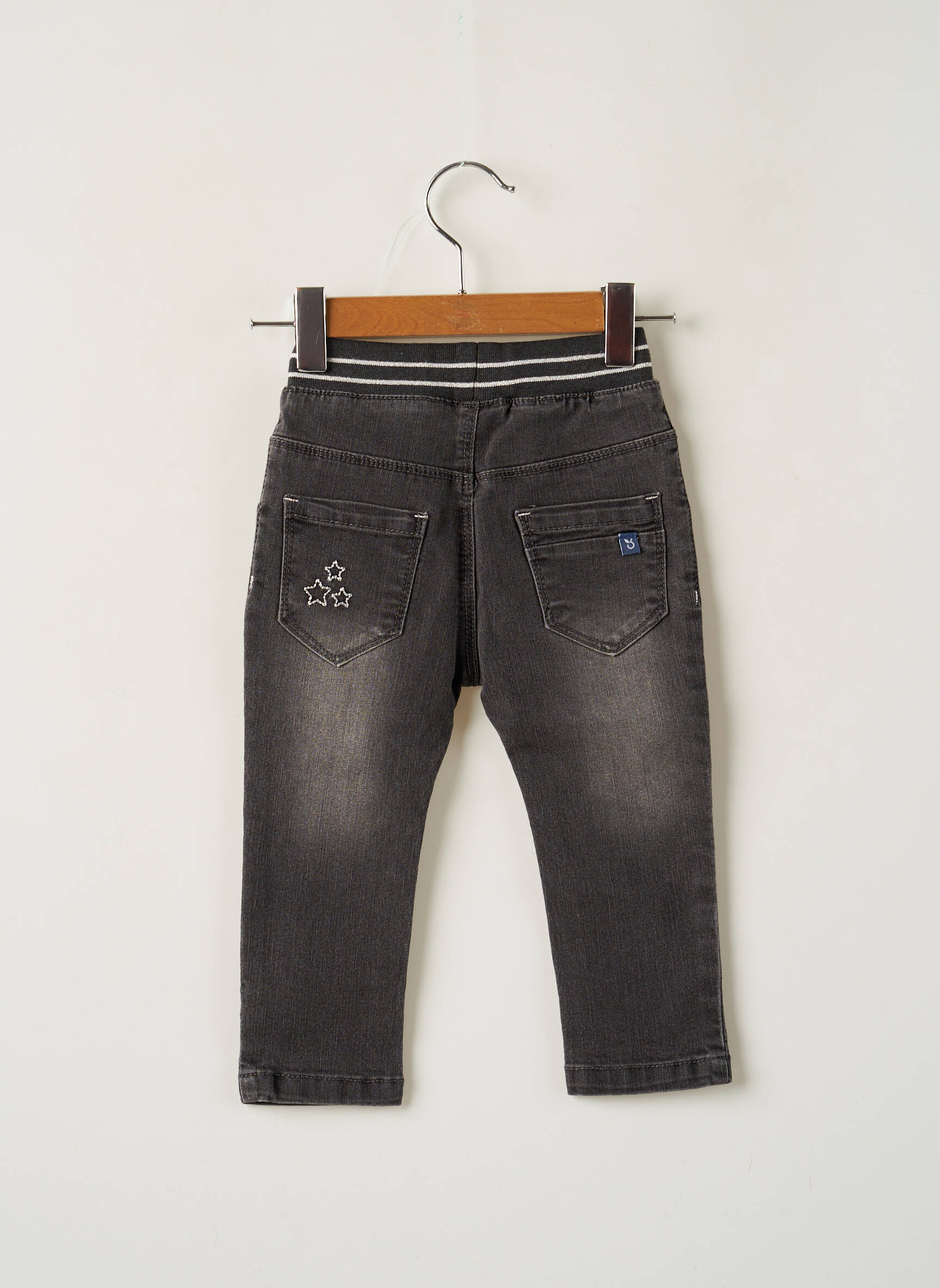 3 Pommes Jeans Skinny Fille couleur gris