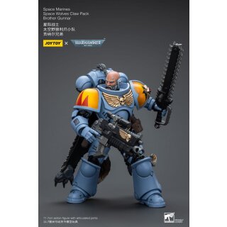 Warhammer 40k Actionfigur 1/18 Space Marines Space Wolves Claw Pack Brother Gunnar 12 cm