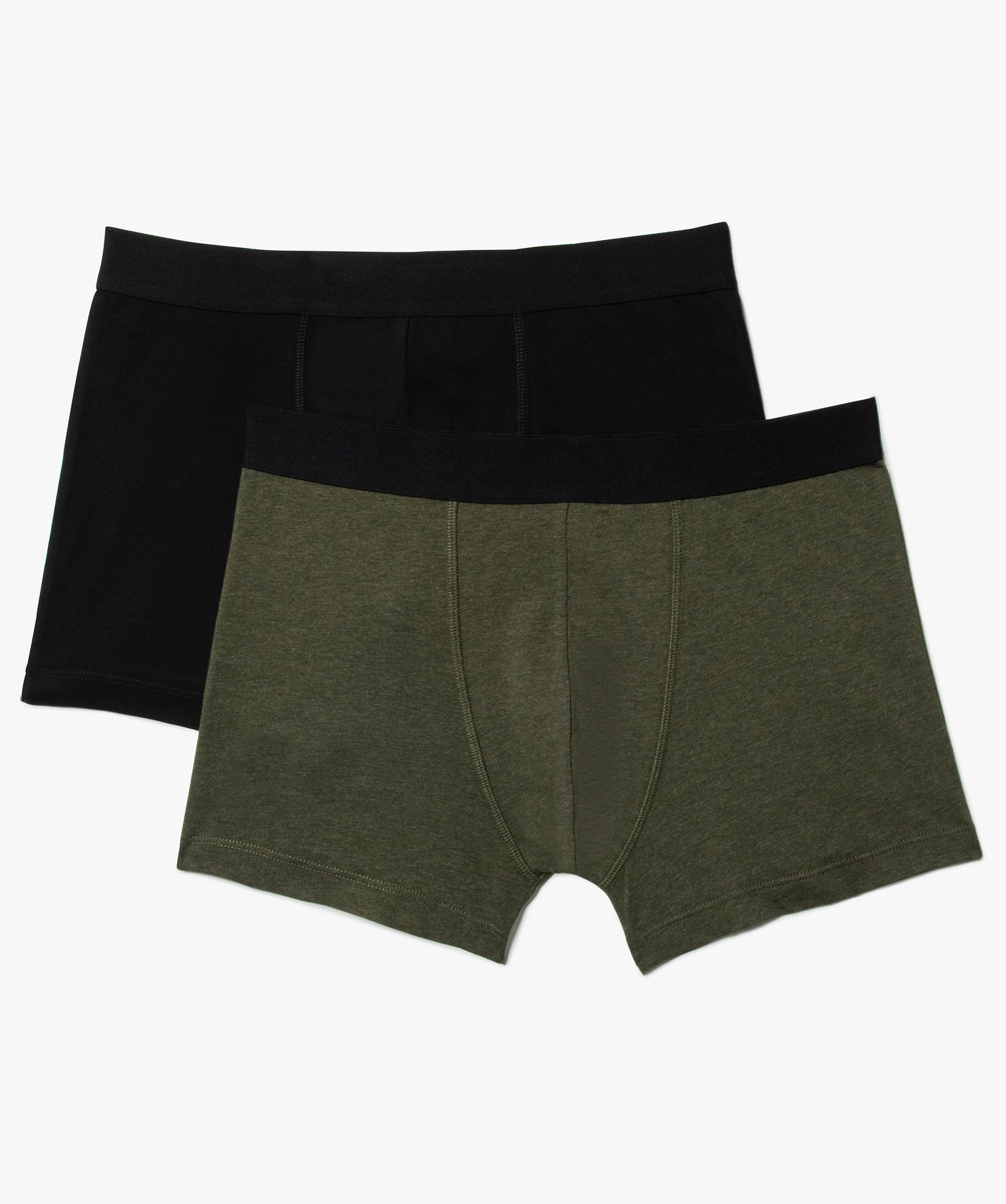 Boxer homme contenant du coton biologique (lot de 2) multicolore | GEMO
