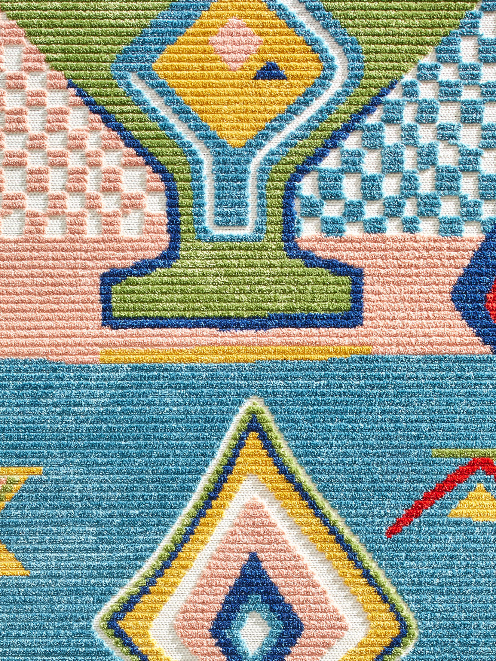 Sumba Outdoor-Teppich, Multicolor