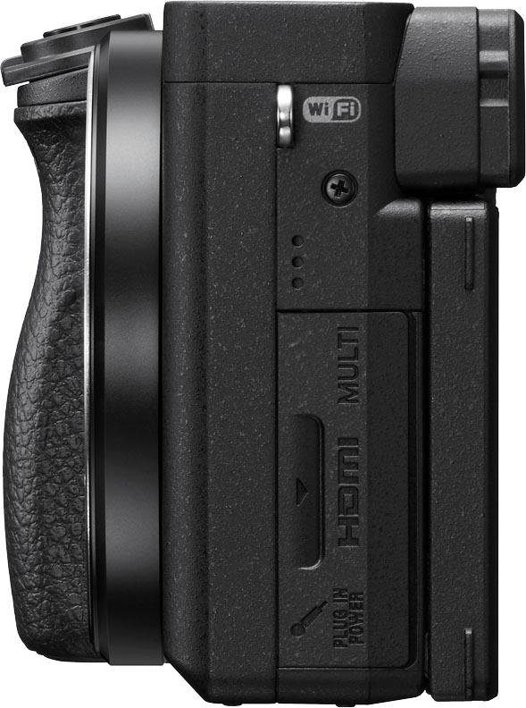 Sony ILCE-6400LB - Alpha 6400 E-Mount Systemkamera (24,2 MP, Bluetooth, NFC, WLAN (Wi-Fi), 4K Video, 180° Klapp-Display, XGA OLED Sucher, L-Kit 16-50mm Objektiv)