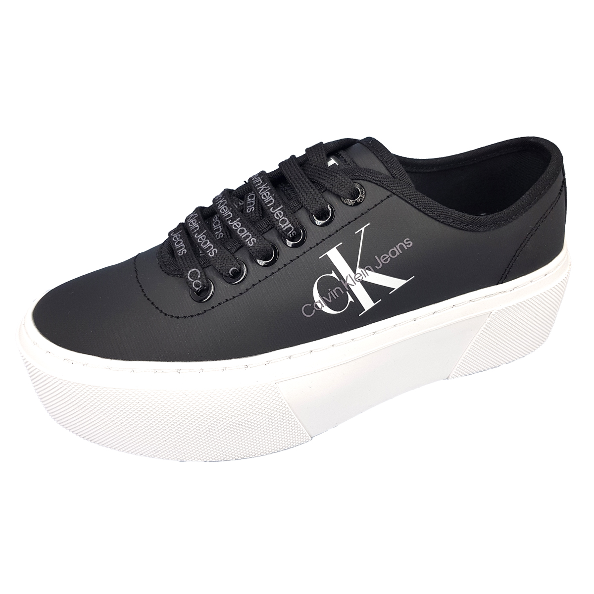 Calvin Klein Cupsole Flatform YW0YW00766 Schwarz BDS Black