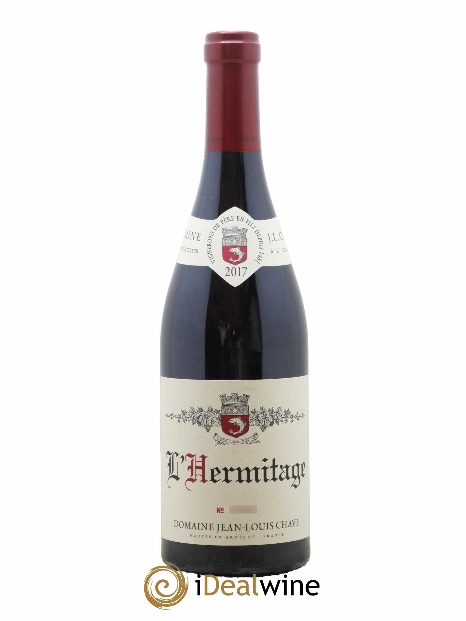 Hermitage Jean-Louis Chave  2017 - Lot de 1 Bouteille