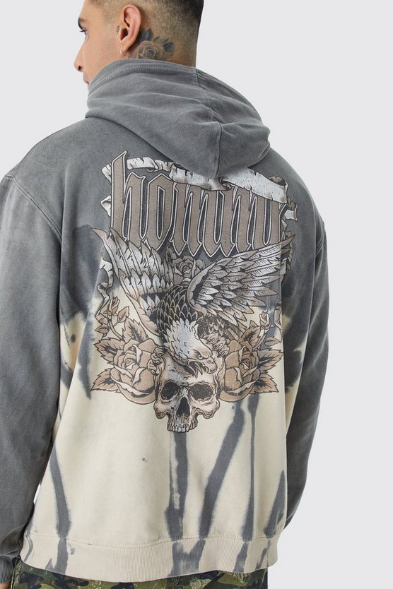 Tall Oversize Hoodie mit Print