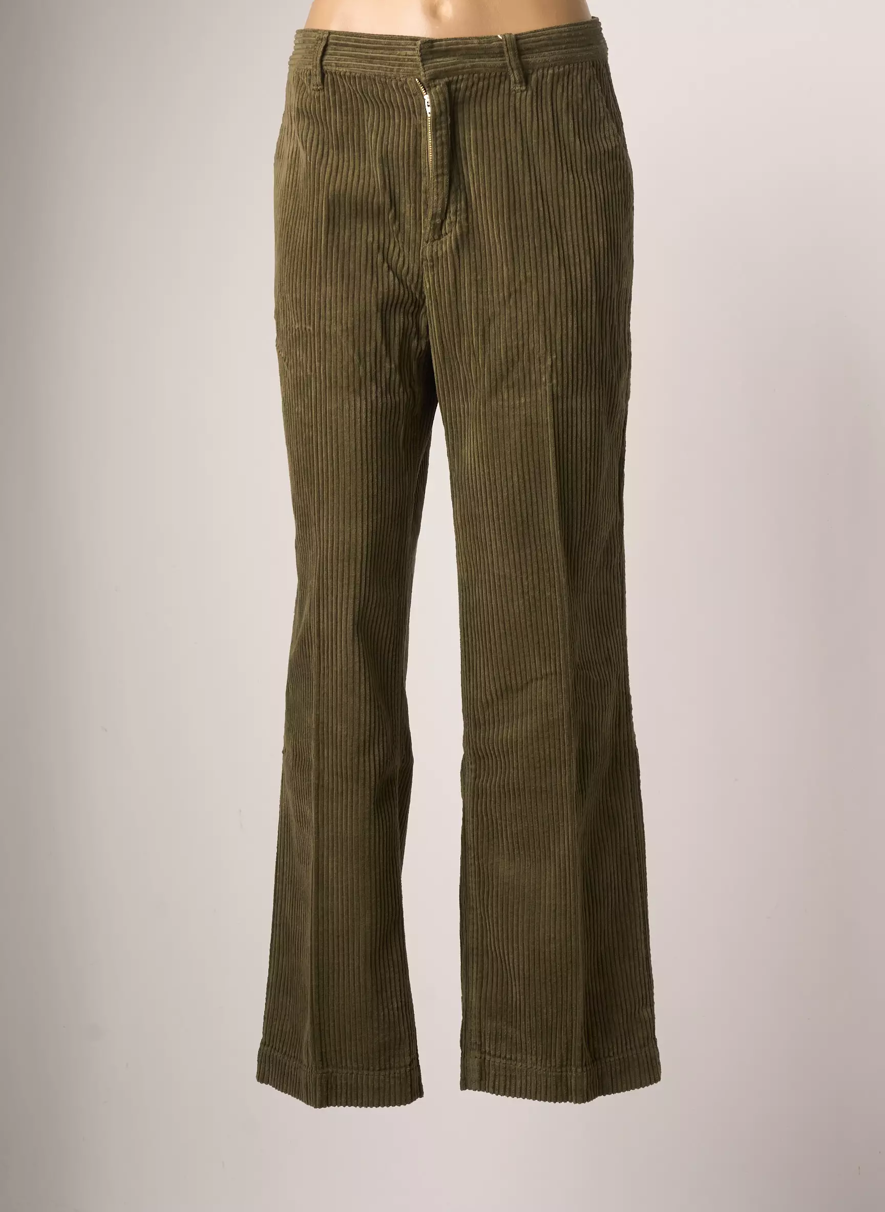 Labdip Pantalons Droits Femme couleur vert