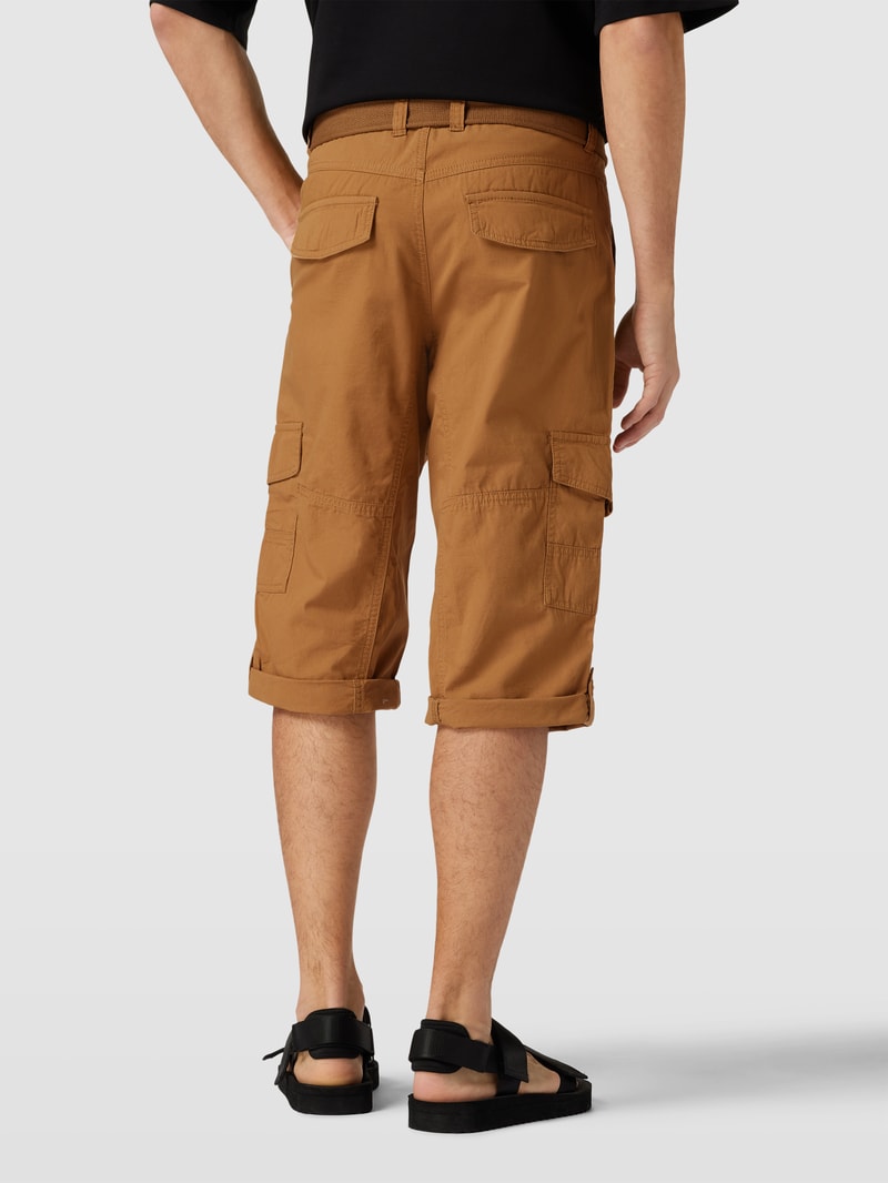 Cargoshorts inklusive Gürtel in mittelbraun
