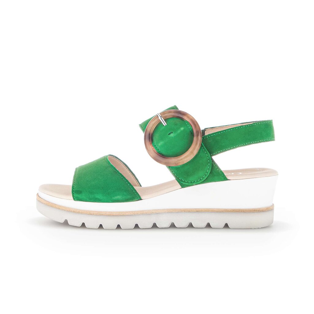 Gabor fashion Keilsandalette grün