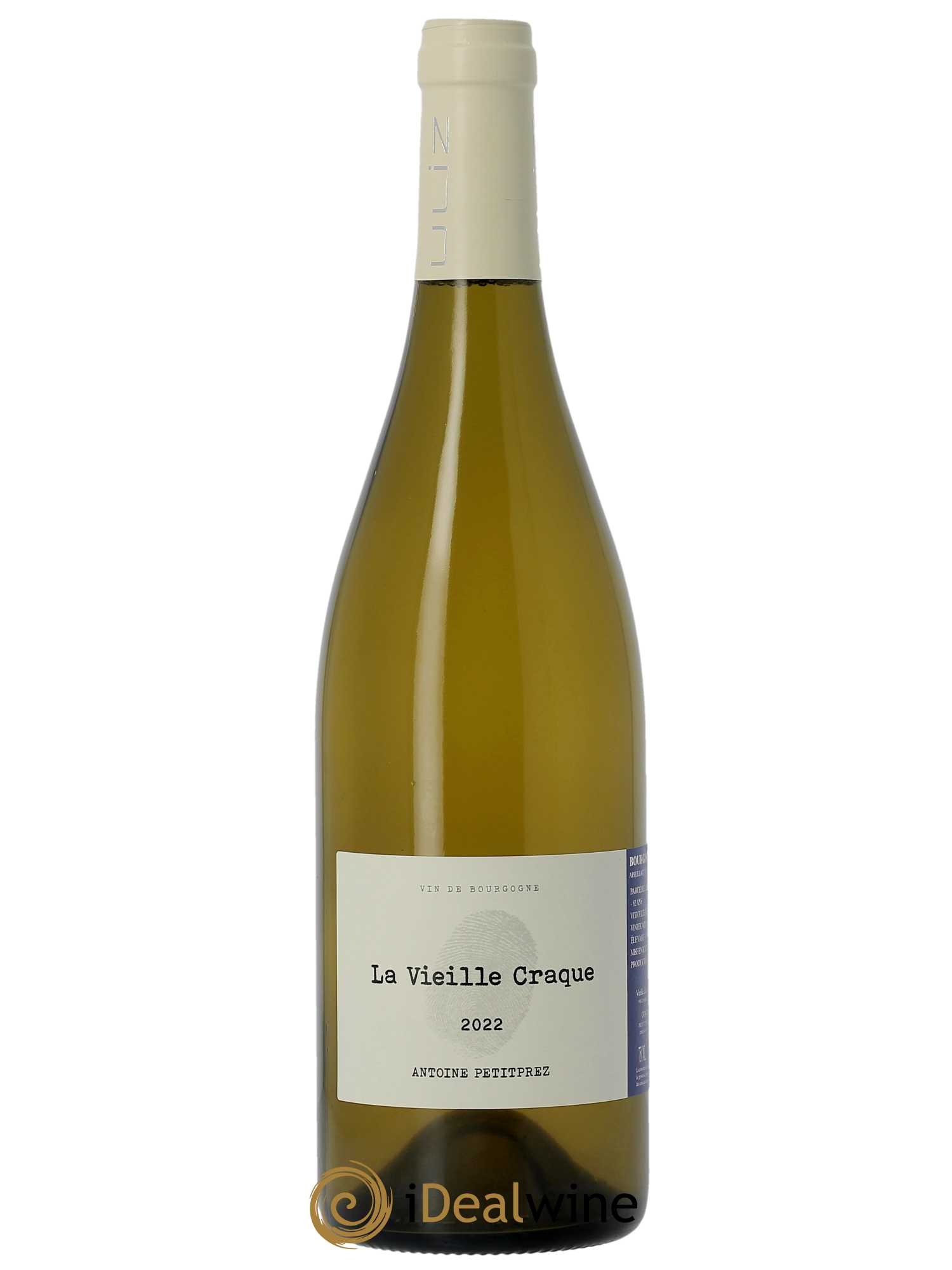 Bourgogne Aligoté La Vieille Craque Uliz (Domaine)  2022 - Lot de 1 Bouteille