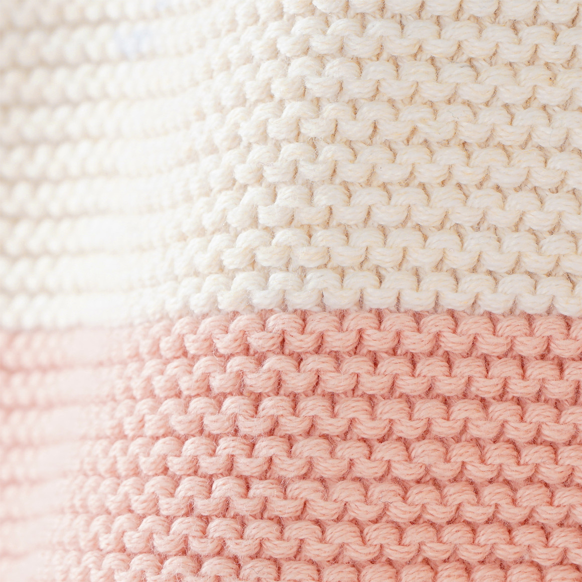 Baby Strickpullover mit Farbteiler