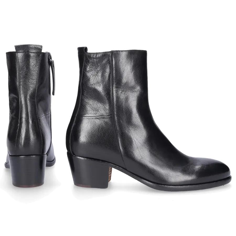Elia Maurizi - Klassische Stiefeletten ALFA Kalbsleder - schwarz