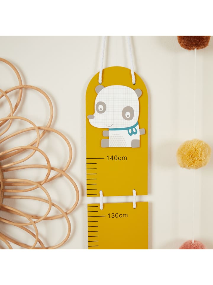 Bieco Spielwaren Holz Kindermesslatte Panda in Gelb günstig kaufen onesize