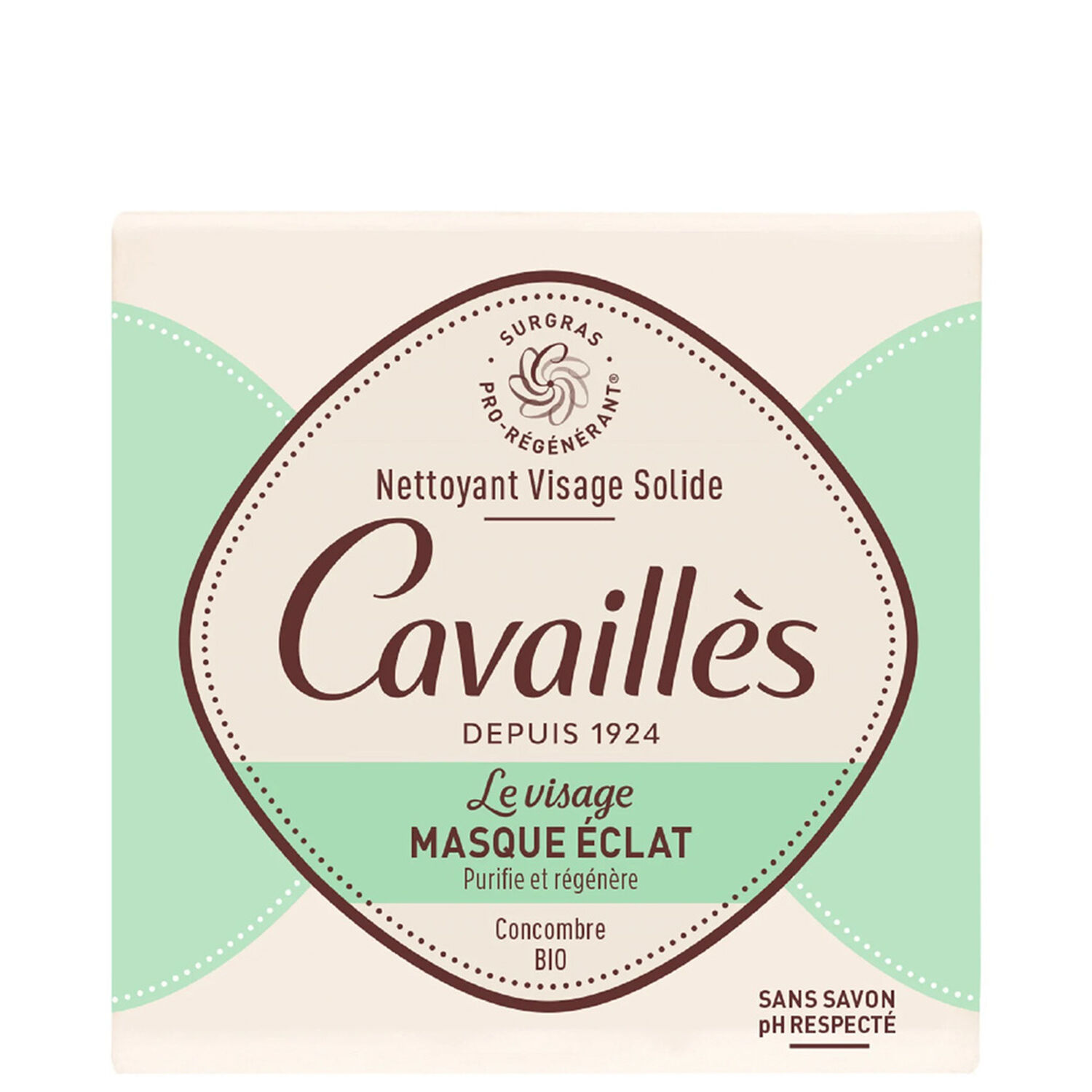 Cavaillès Le Visage Nettoyant Visage Solide Masque Eclat