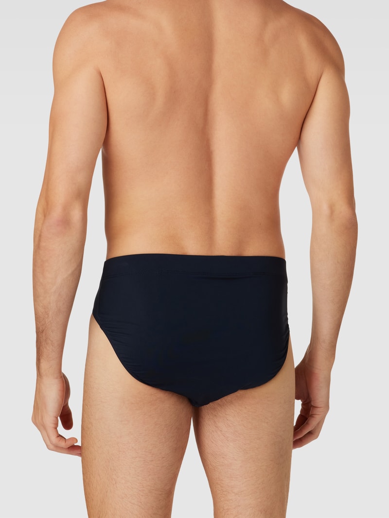 Slip mit elastischem Bund im 2er-Pack in blau