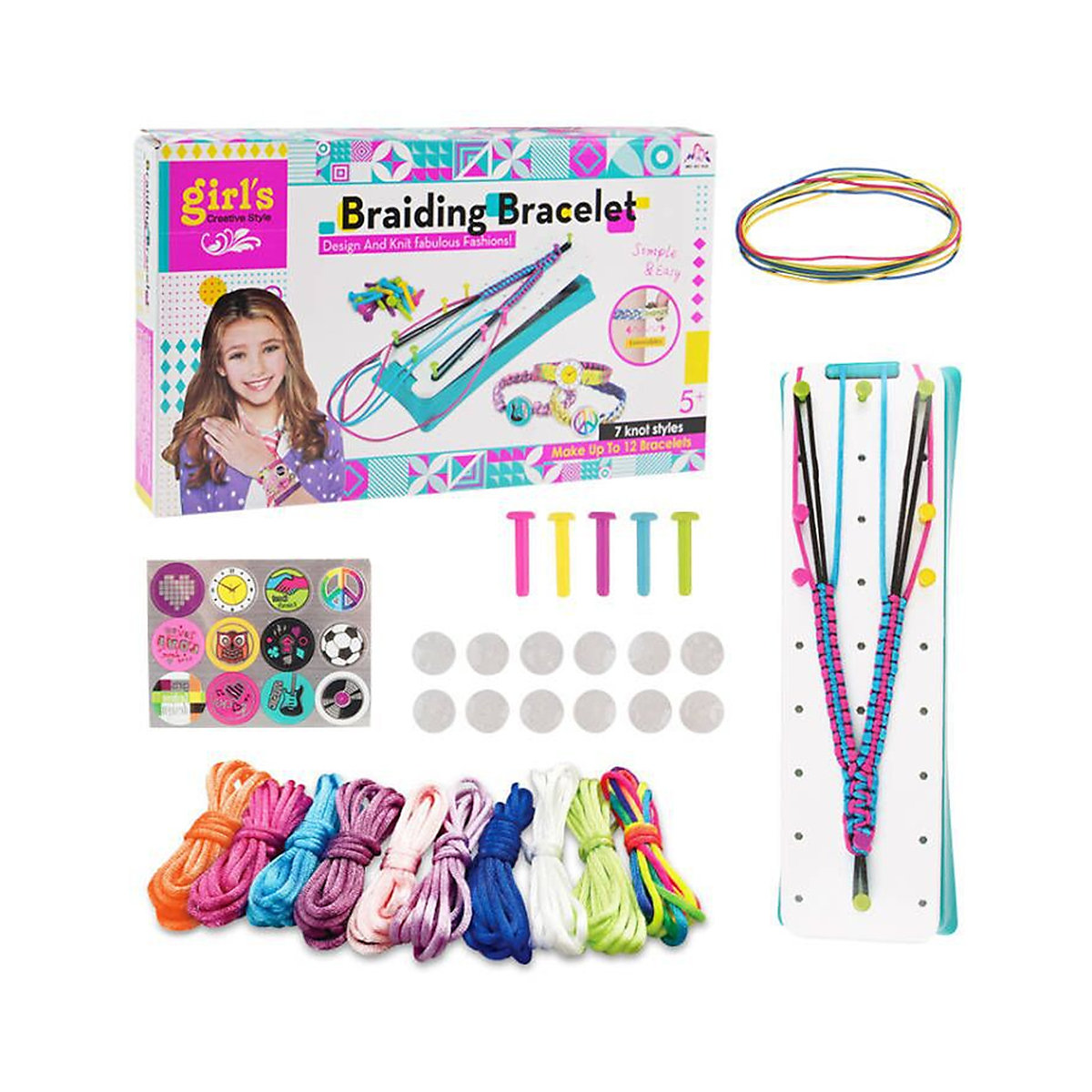 Freundschaftsbändchen Bastelset Armbänder DIY für Kinder