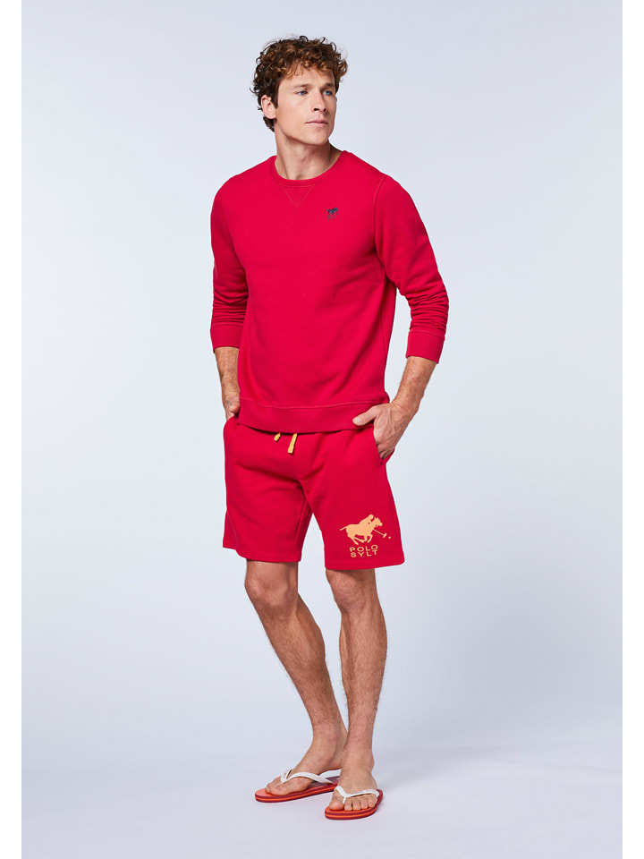 Polo Sylt Shorts in Rot günstig kaufen