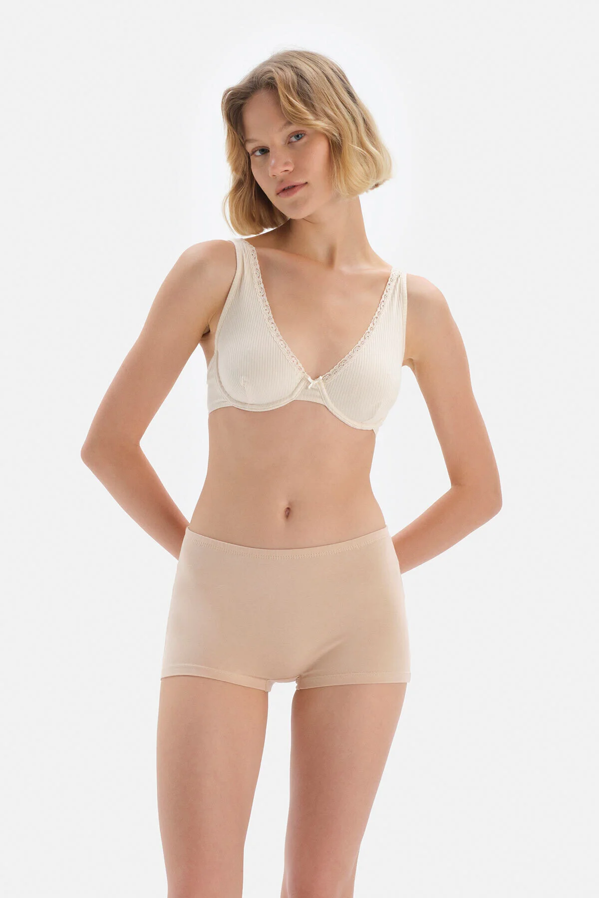 Dagi  Damen-Boxershorts mit gekämmter Haut