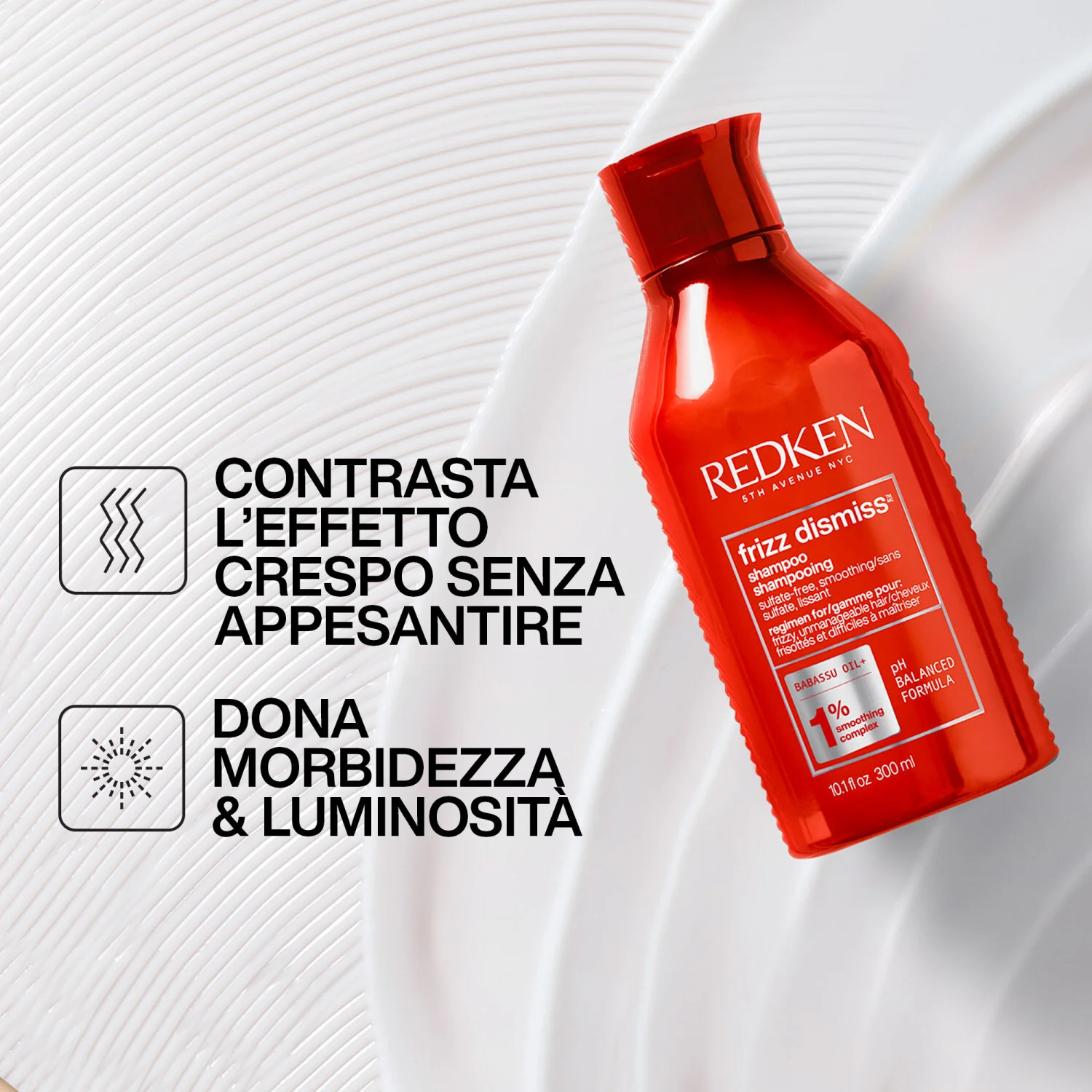Frizz Dismiss Weihnachtsgeschenkset: Shampoo, Spülung & One United für krauses Haar – Haar-Geschenksets, Anti-Frizz-Shampoo, disziplinierende/Anti-Frizz-Spülung