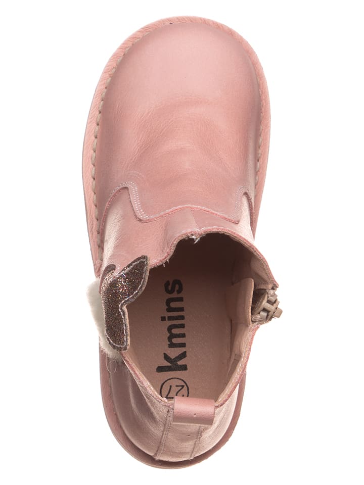 kmins Leder-Boots in Rosa günstig kaufen