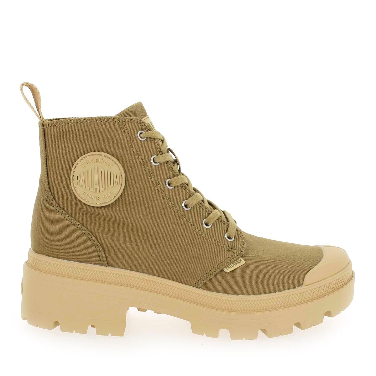 Palladium  PALABASE TWILL - Kaki