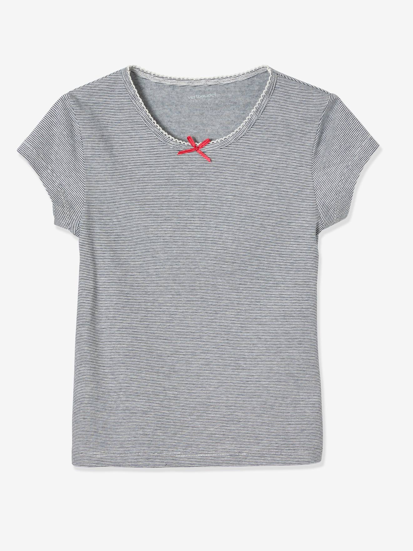 Lot de 3 t-shirts manches courtes fille Dream BASICS lot ivoire