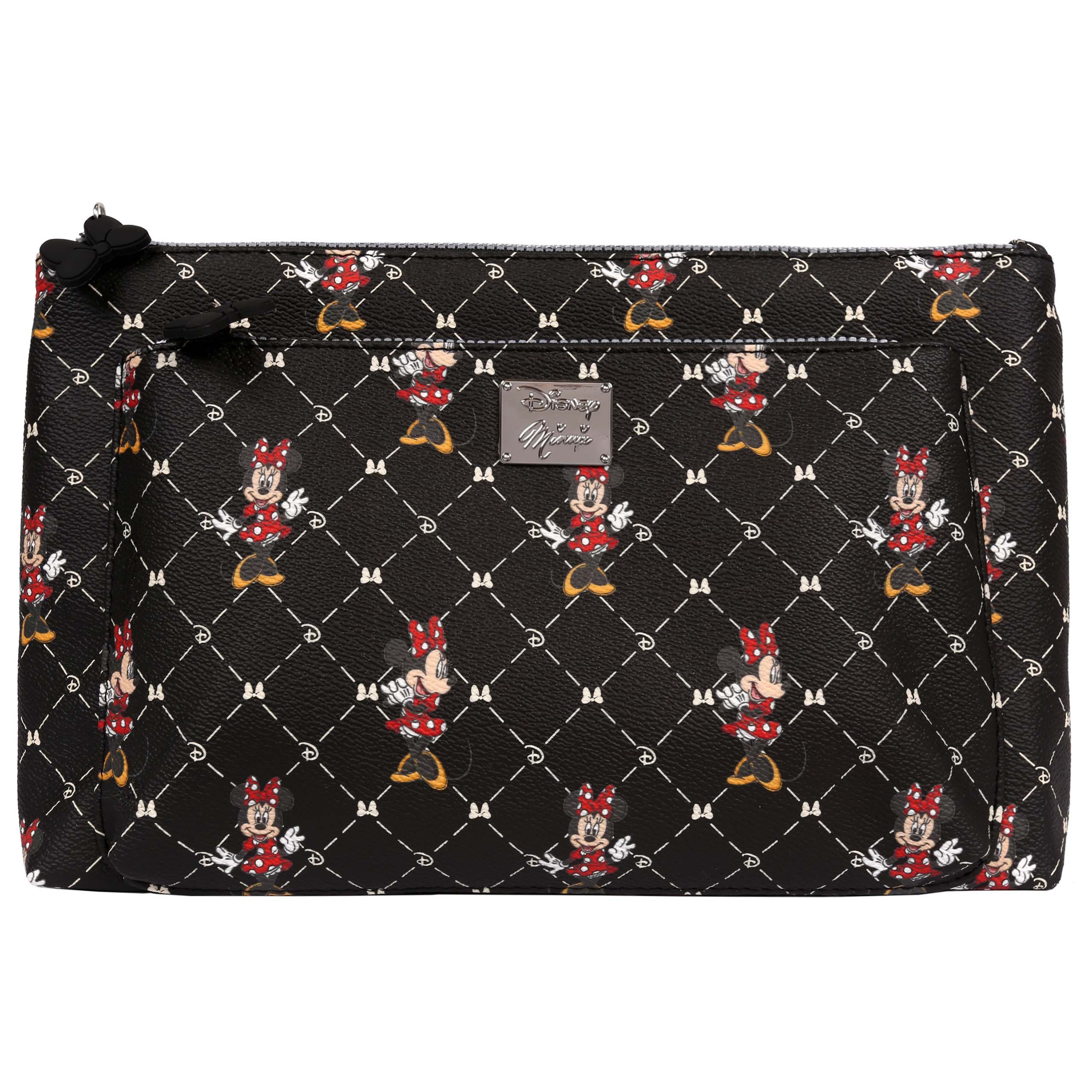 Sarcia.eu Kulturbeutel Minnie Mouse  schwarz Reise-Kulturtasche 31x19x10cm