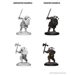 Earth Genasi Male Fighter: Nolzurs Marvelous Unpainted Minis
