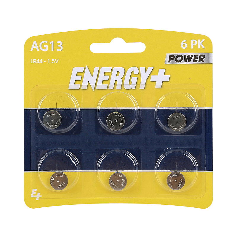 Energy Knappcellebatteri 6-pk A13/LR44 Energy