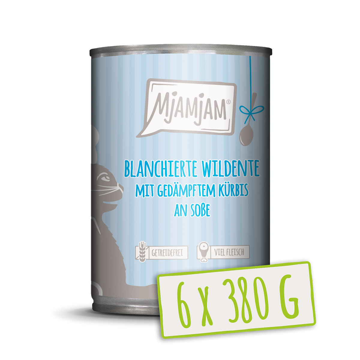 MjAMjAM blanchierte Wildente mit Kürbis an Soße. bei ZooRoyal