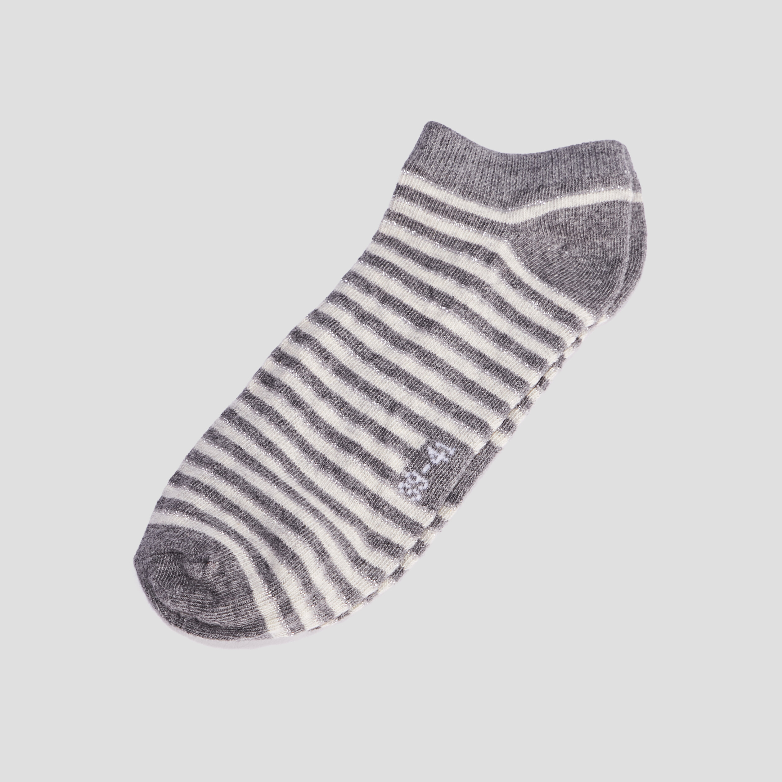 Lot 5 paires socquettes gris femme | La Halle