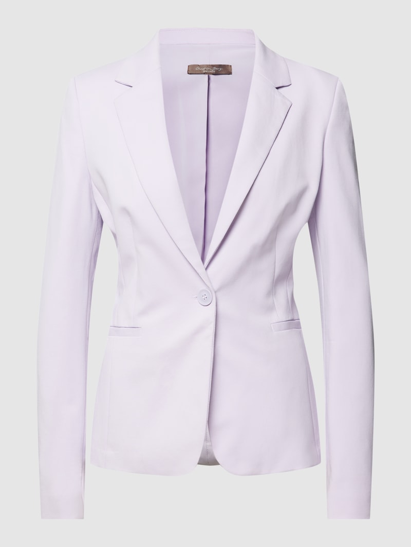 Blazer mit Knopfverschluss in lila