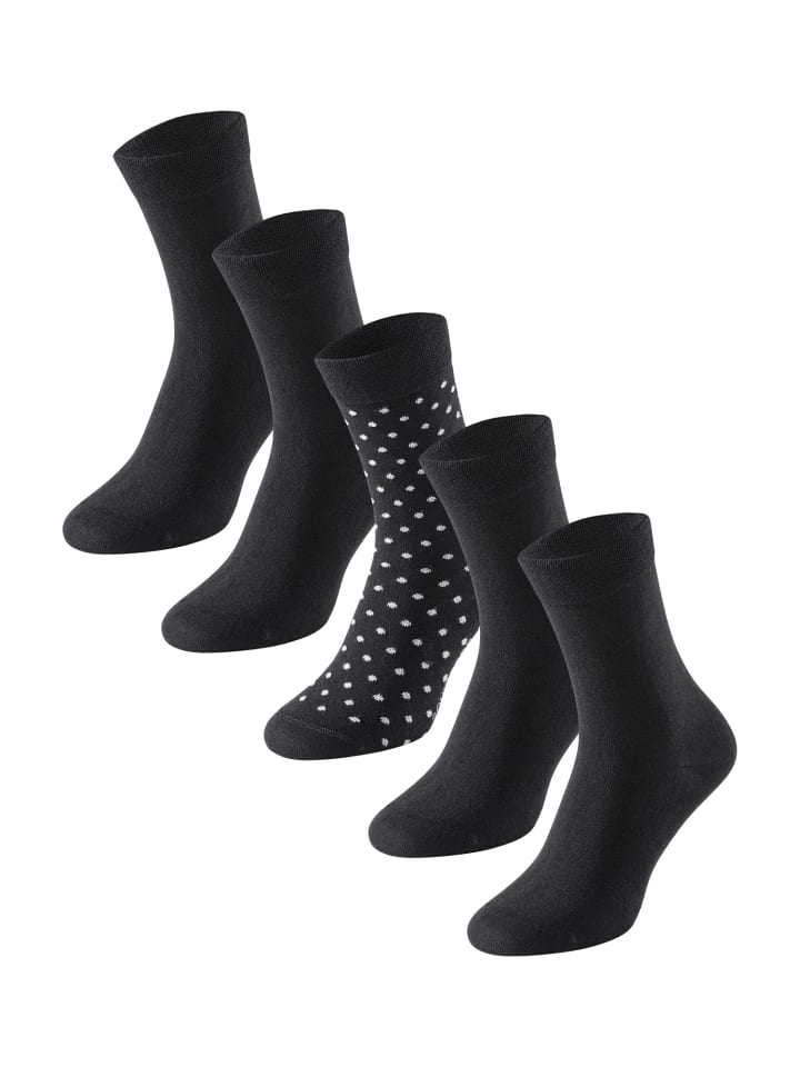 Schiesser Freizeitsocken 5er-Pack Cotton Fit in mehrfarbig günstig kaufen