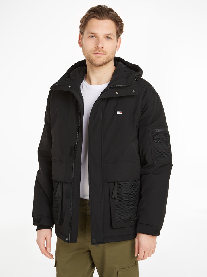 Tommy Hilfiger Winterjacke in Schwarz günstig kaufen