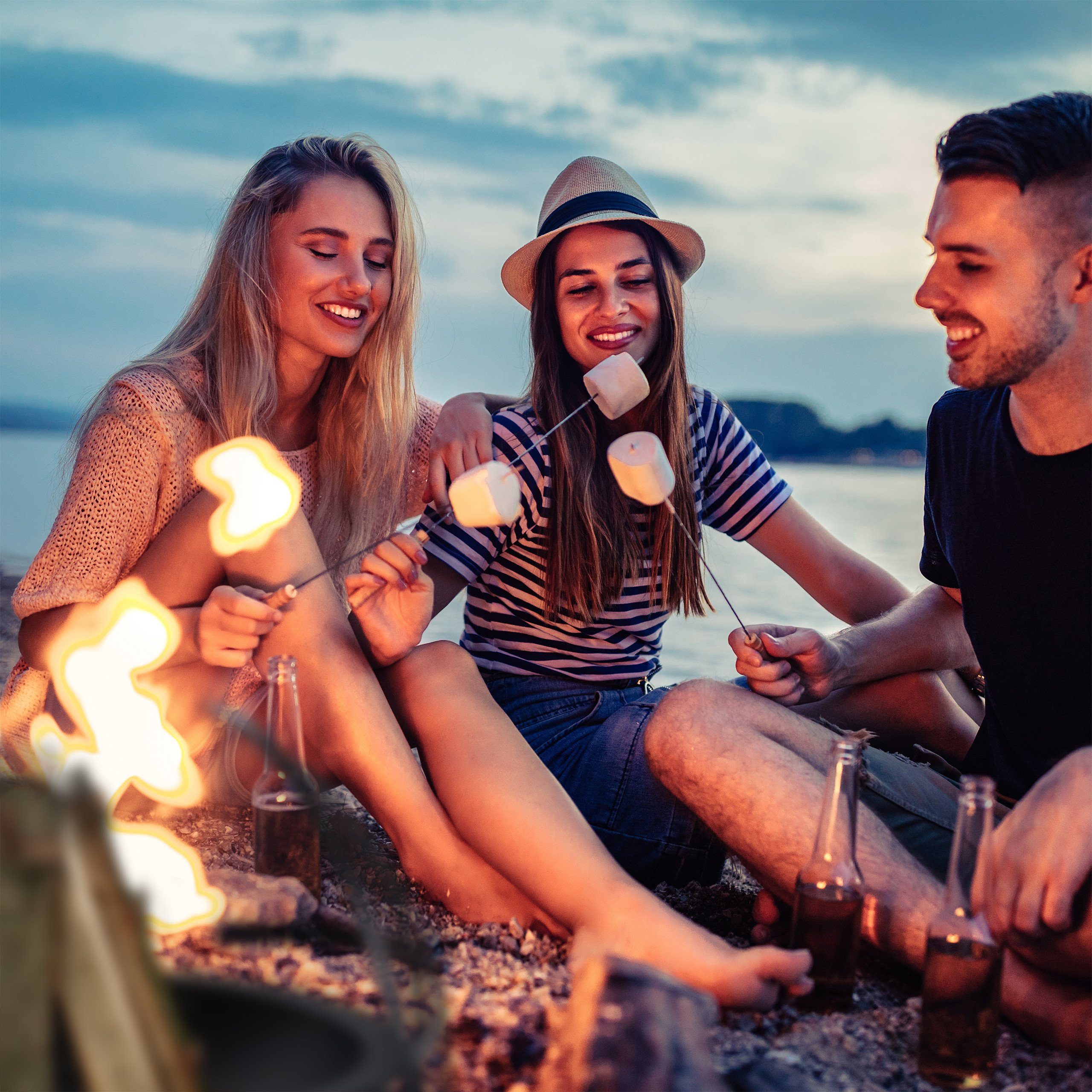 relaxdays Feuerschale XL Feuerschale mit Grillzubehör, ohne Tragetasche