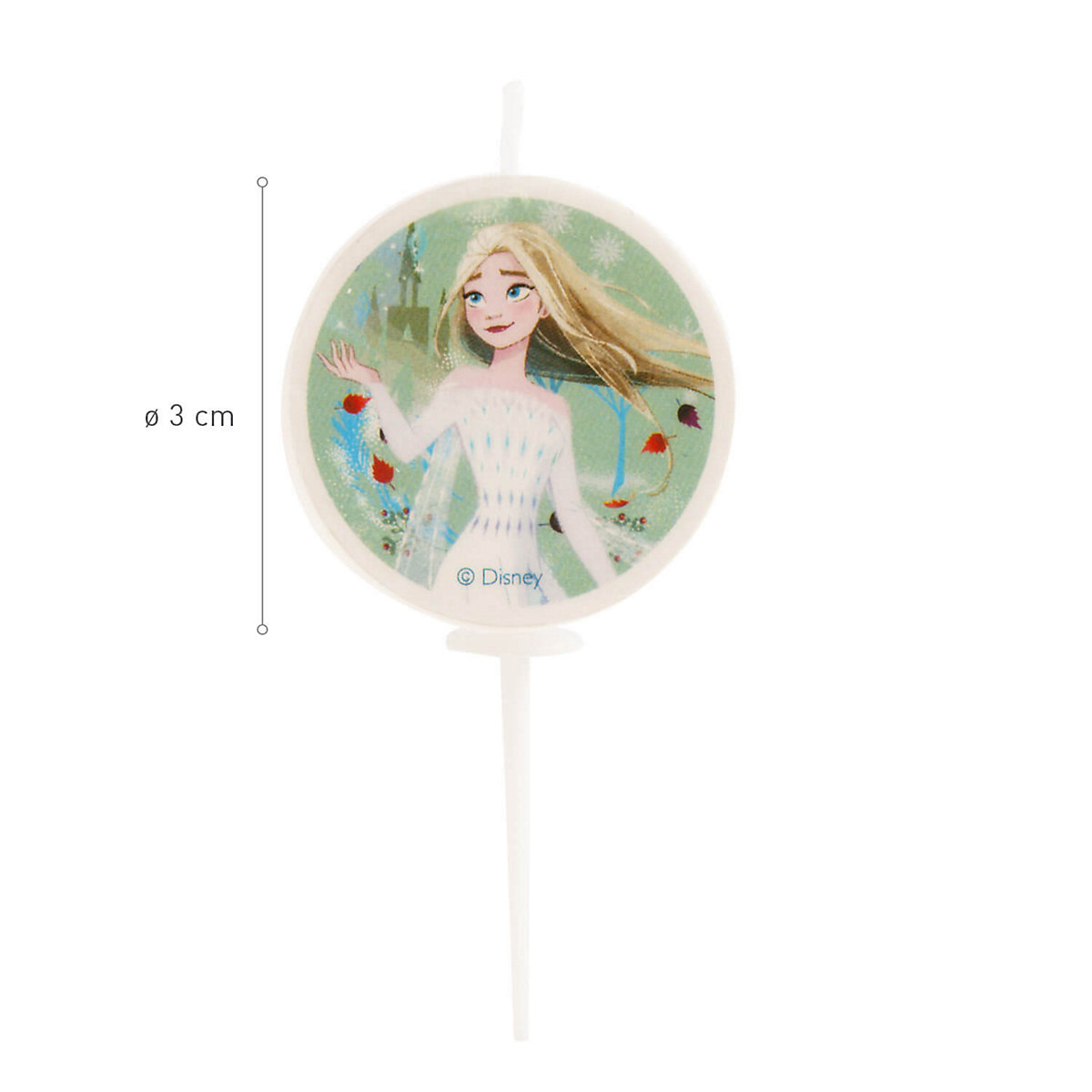 Geburtstagskerzen   Frozen Anna & Elsa, 5 Stück