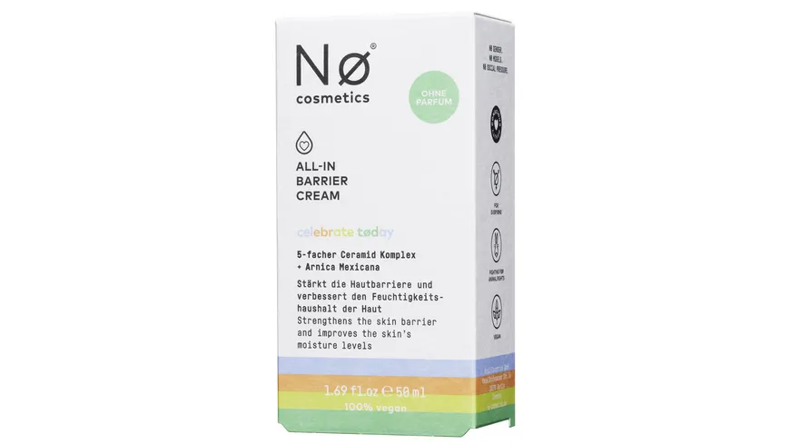 Nø Cosmetics celebrate tøday ALL-IN Barrier Cream 50 ml