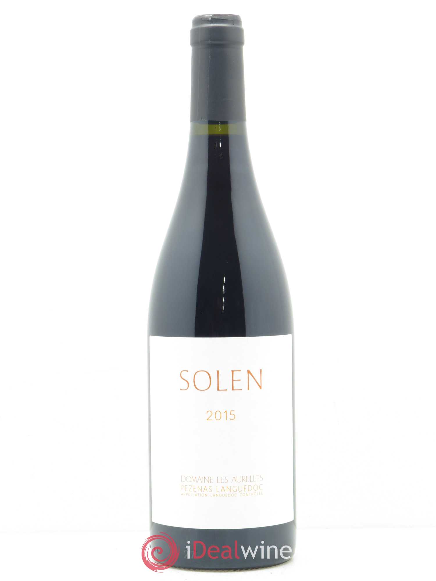 Pézenas Languedoc Solen Domaine les Aurelles - Basile et Caroline Saint-Germain  2015 - Lot de 1 Bouteille