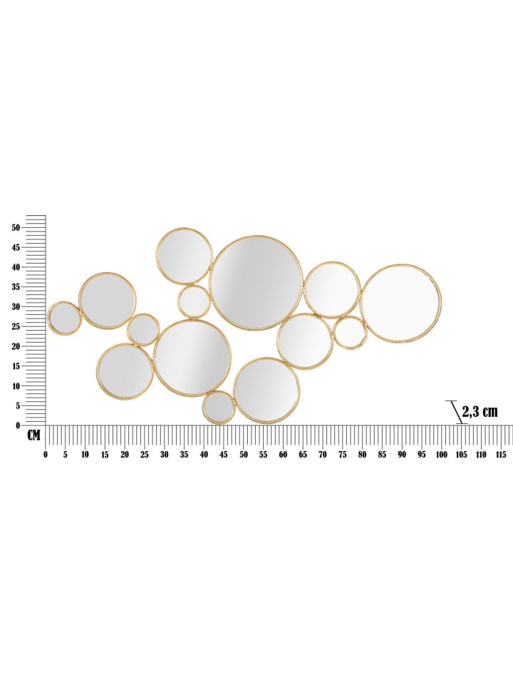 Mauro Ferretti Spiegel in gold günstig kaufen onesize