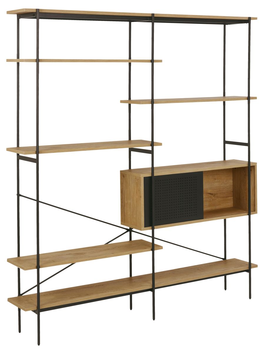 Design-Regal Angus Eiche Schwarz