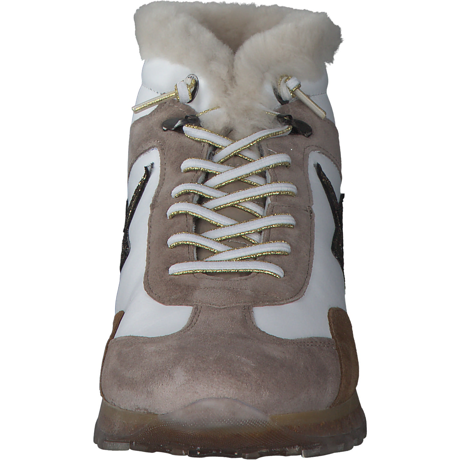 Cetti C1274, Sneakers High, Damen, glitter baracus taupe