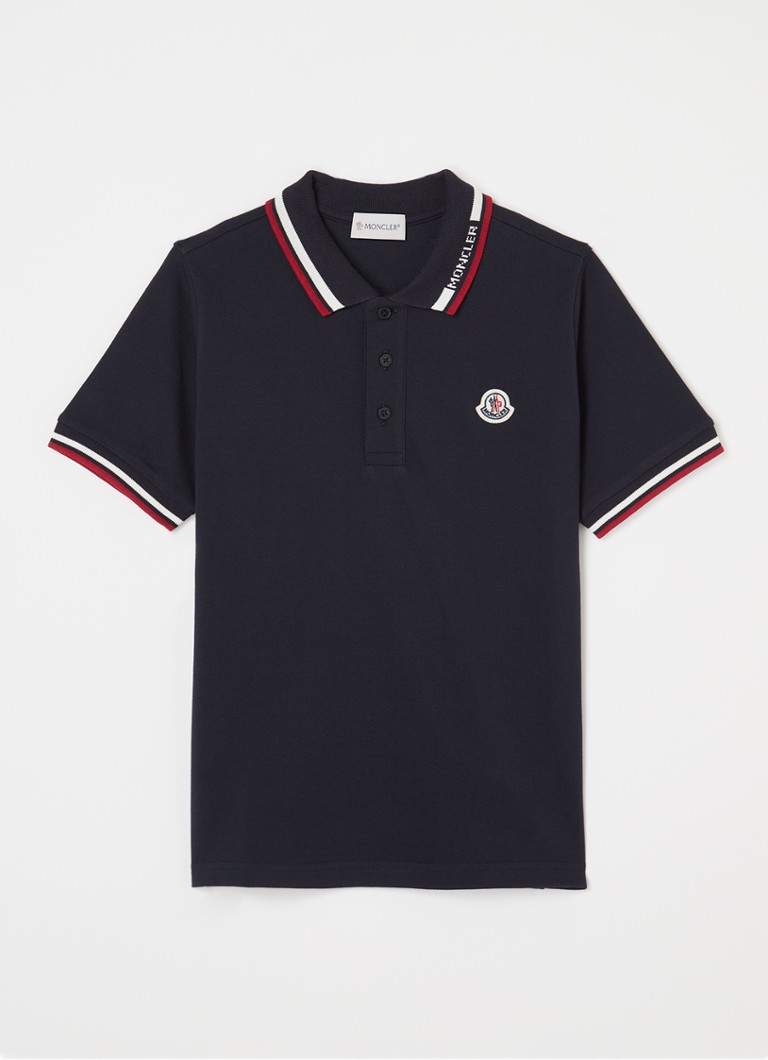 Moncler Regular fit polo izgatavots no kokvilnas piqué