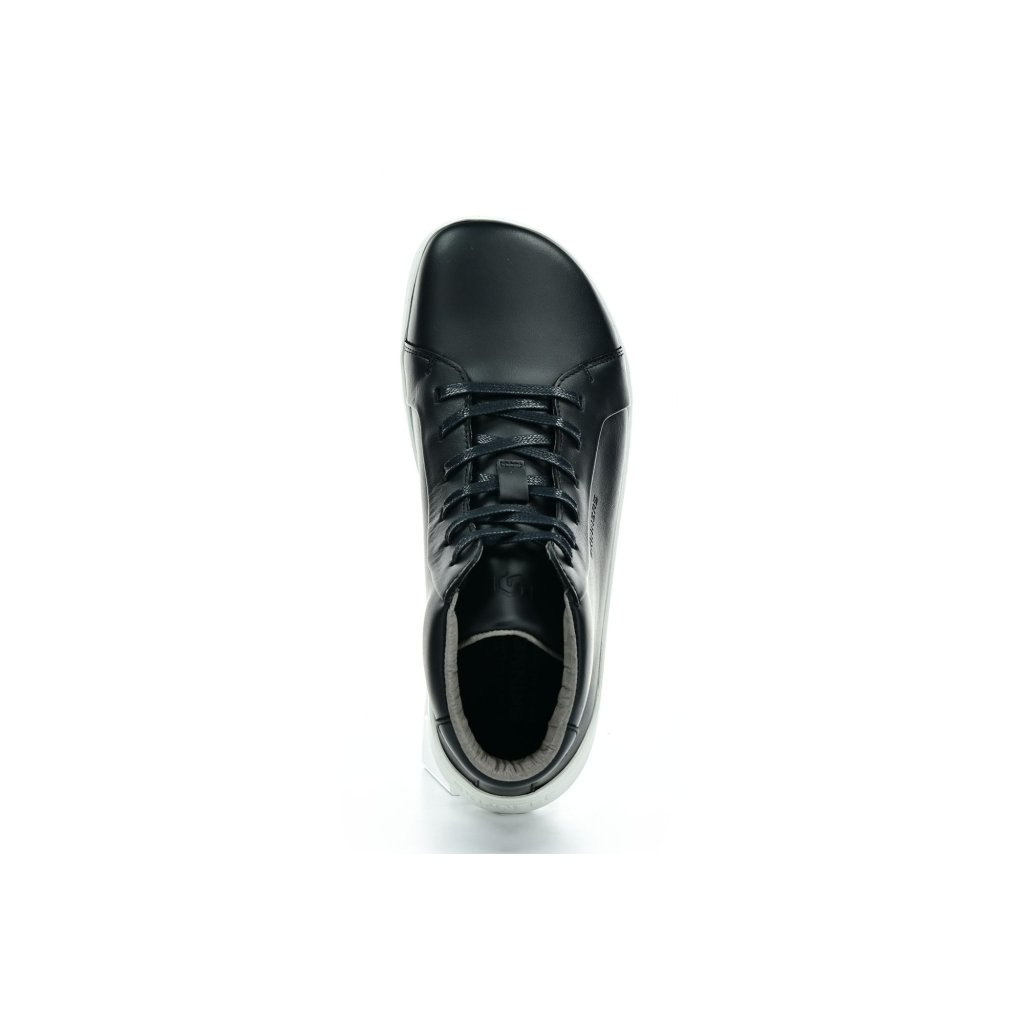 Skinners Moonwalker High Top Leather Black/White Barfußstiefeletten