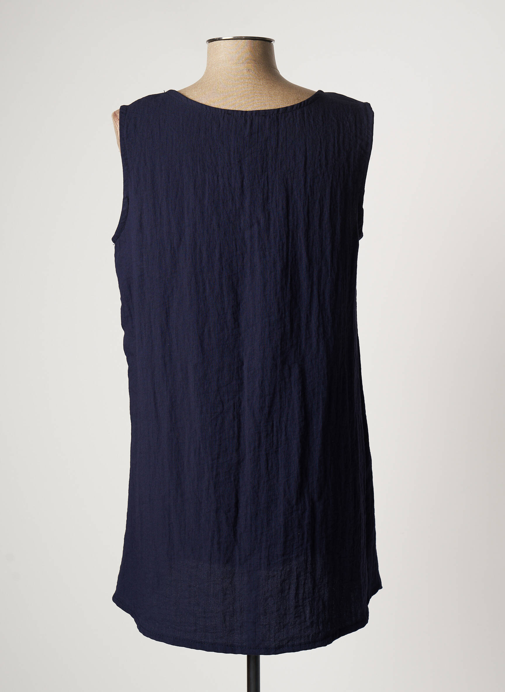 One O One Tuniquesansmanche Femme couleur bleu