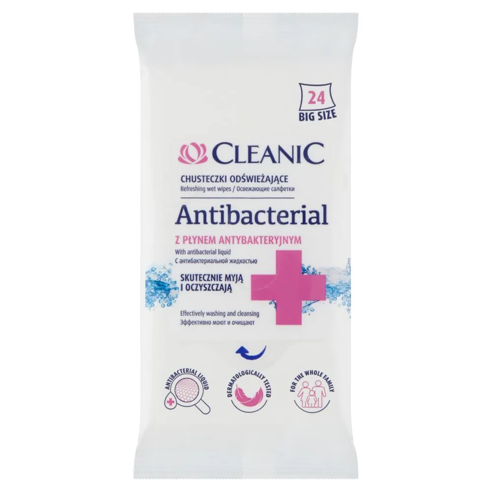 Cleanic antibakterijske osvježavajuće maramice